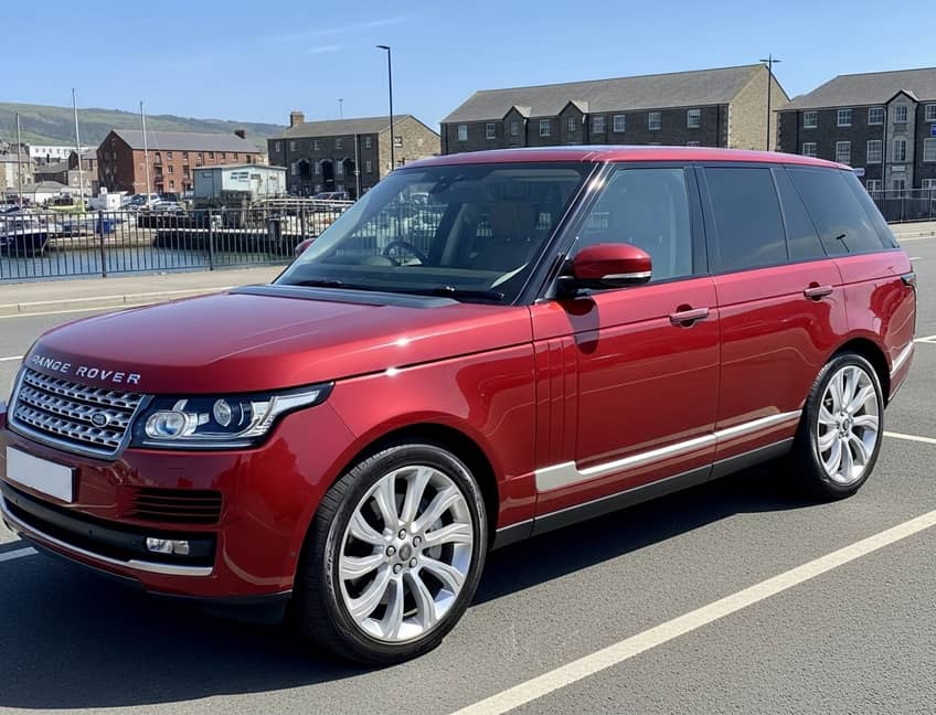 Professional vehicle representing quality